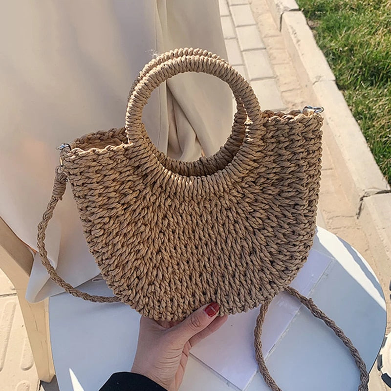 Romy Straw Shoulder Bag | Stylish & Summery for Every Occasion