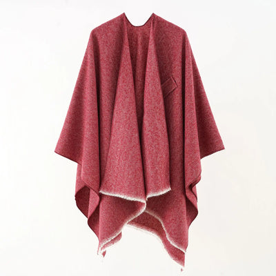 Mia Cashmere Poncho | Retro & Stylish Shawl Cloak for Women