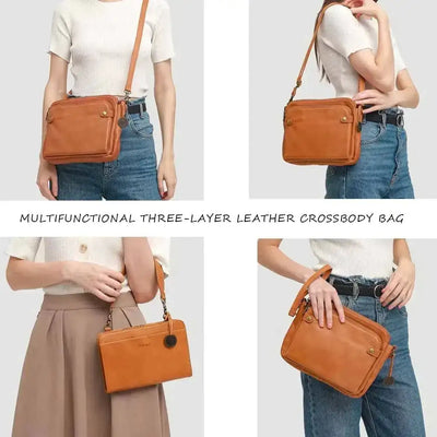 Versatile 3-Layer Multi-Purpose Bag for Women