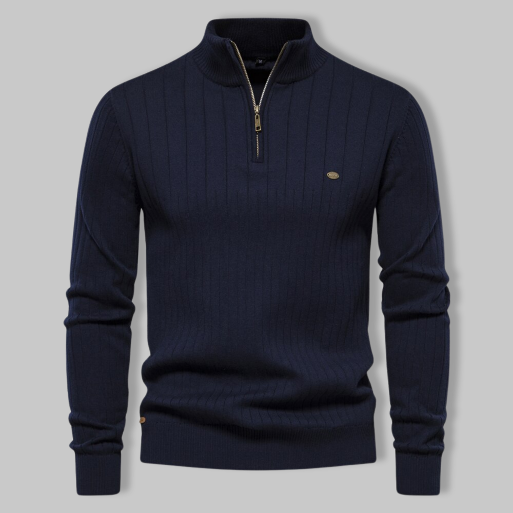 George Zip Pullover | Sophisticated Comfort for Every Occasion