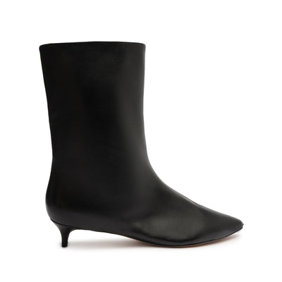 Gail Nappa Leather Bootie | Chic and Comfortable Mid-Heel Boots