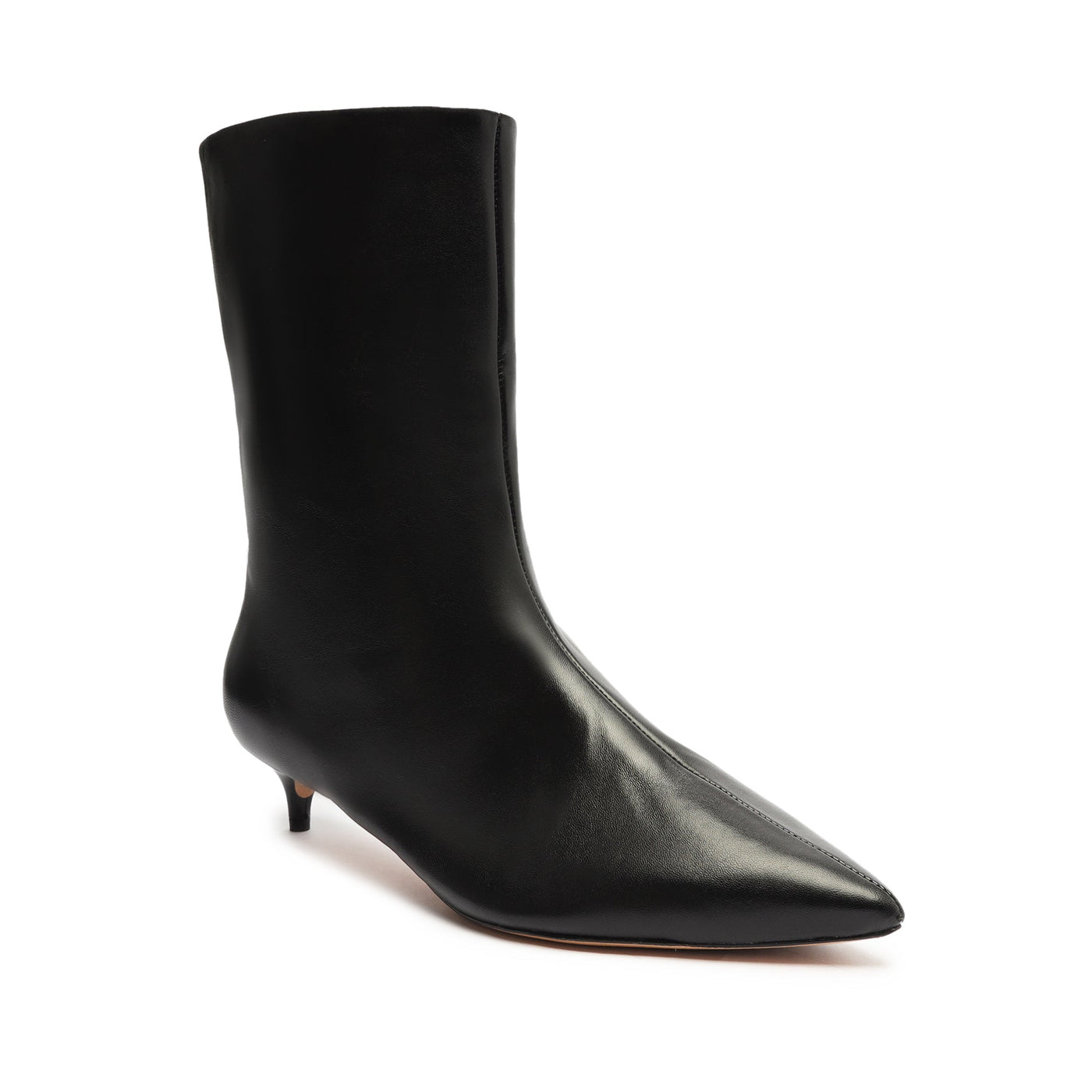 Gail Nappa Leather Bootie | Chic and Comfortable Mid-Heel Boots