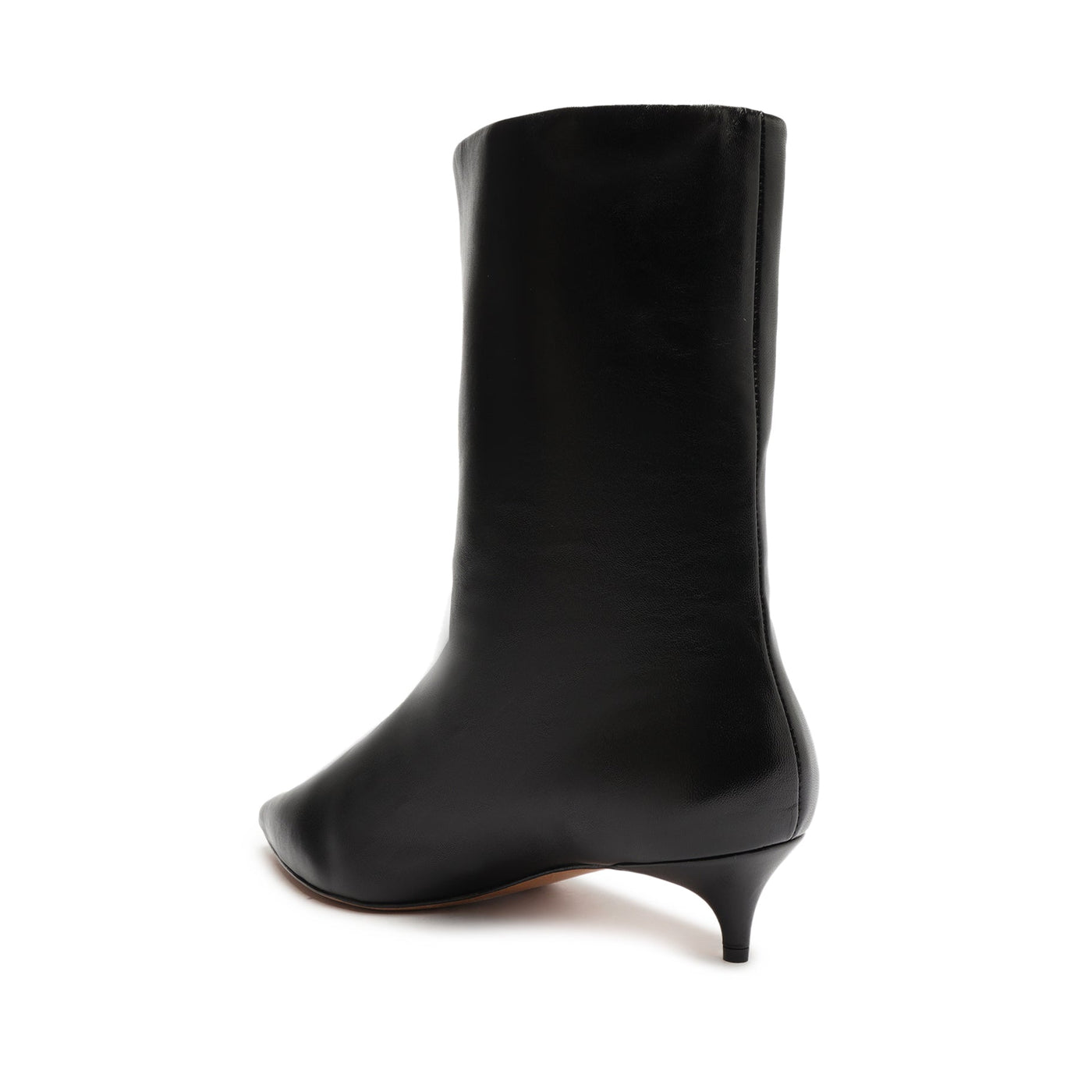 Gail Nappa Leather Bootie | Chic and Comfortable Mid-Heel Boots