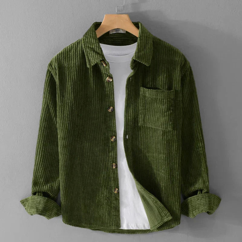 Adam™ Corduroy Shirt Jacket | Perfect for Casual Layering