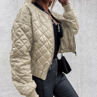 Sofia Jacket | Quilted Bomber Jacket for Effortless Style