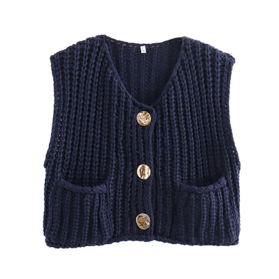 Bella | Stylish Knitted Vest for Women – Cozy & Trendy Layering Piece