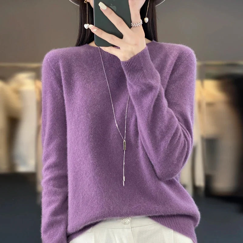 Women’s Soft Wool Sweater in Various Colors