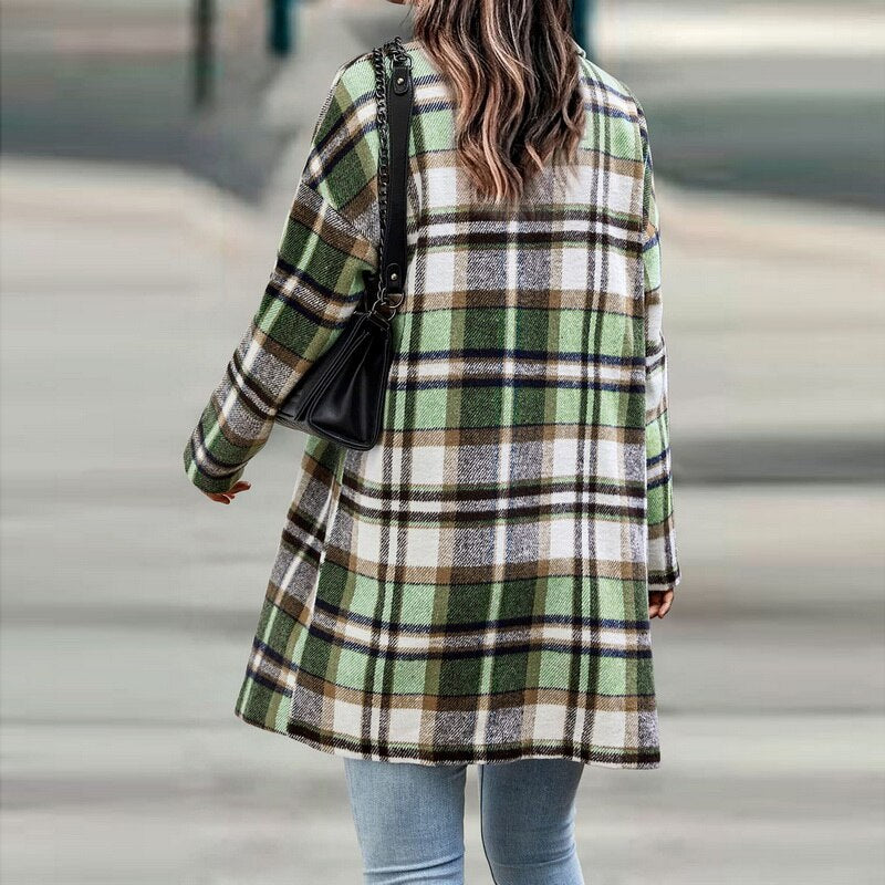 Bethany's Jacket™: Women's Plaid Coat