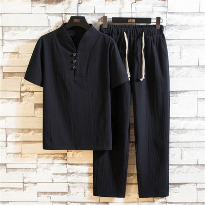 Luno™ | Men's Lightweight Linen Clothing Set for Summer Comfort