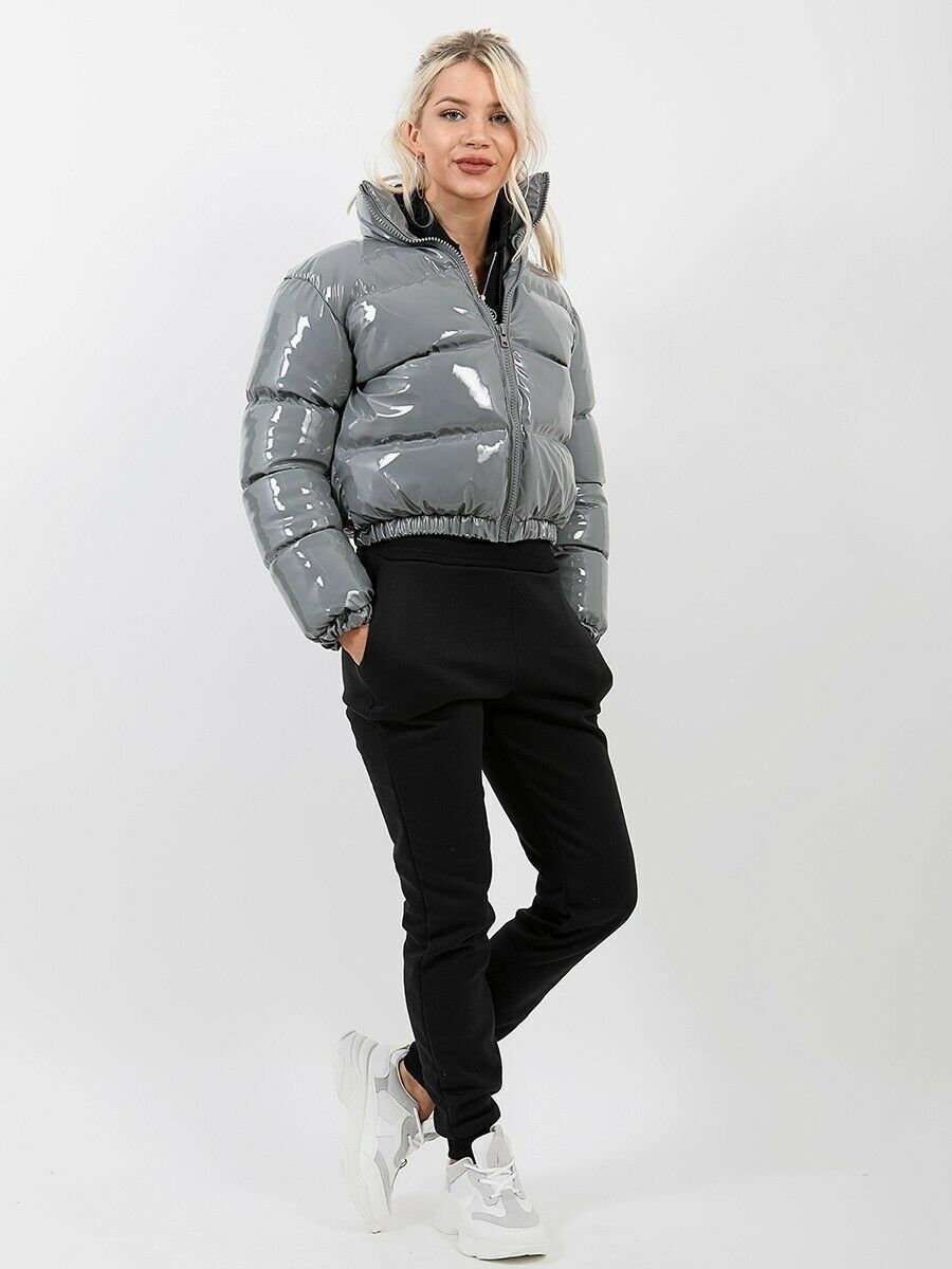 Pia Puffer Jacket | Stylish Cropped Bomber Jacket for Winter Warmth