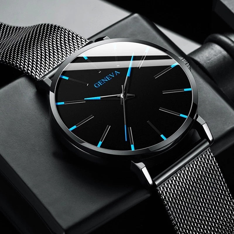 Business Quartz Watch | Ultra-Slim Sophisticated Design