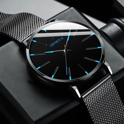 Business Quartz Watch | Ultra-Slim Sophisticated Design