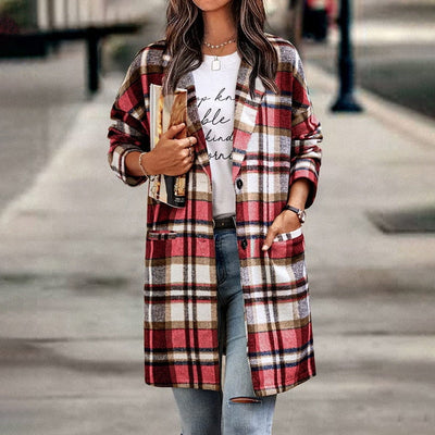 Bethany's Jacket™: Women's Plaid Coat