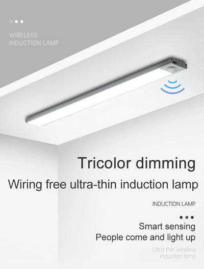 Rechargeable Sensor LED Light | USB Wireless Lighting for Cabinets, Kitchen, Wardrobe, and Bedroom