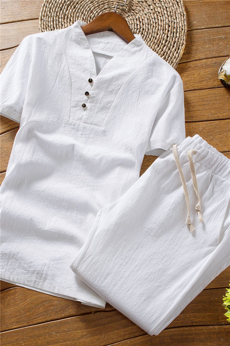 Luno™ | Men's Lightweight Linen Clothing Set for Summer Comfort