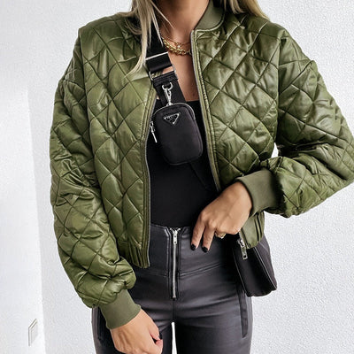 Sofia Jacket | Quilted Bomber Jacket for Effortless Style