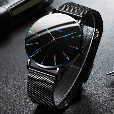 Business Quartz Watch | Ultra-Slim Sophisticated Design