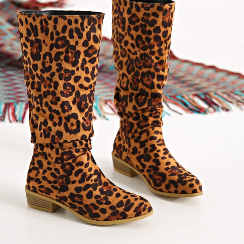 Stylish Orthopedic Boots with Leopard Print | Comfortable Support for Everyday Wear