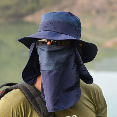 Lio Outdoor Bucket Hat | UV Protection Fisherman Hat with Removable Neck & Face Shield