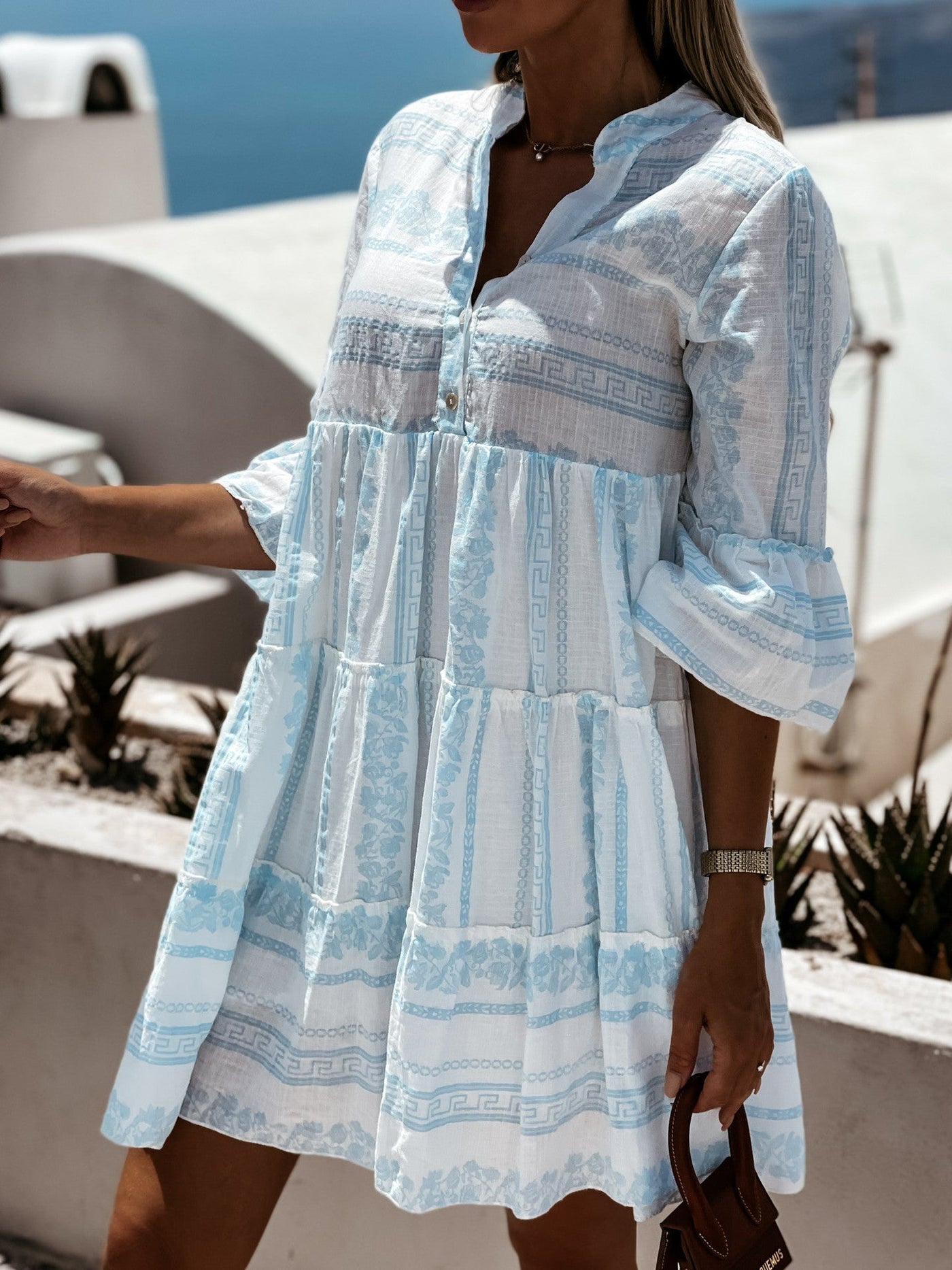 Inna Ibiza Ruffle Dress | Airy Boho Style with a Relaxed Fit