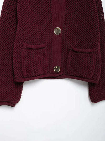 Hannah Knit Cardigan - Cozy and Stylish