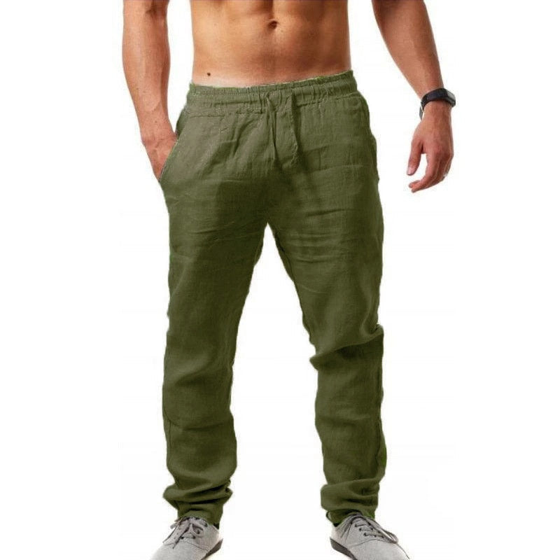 Jorian™ Linen Pants | Lightweight & Stylish Summer Trousers with Elastic Waistband