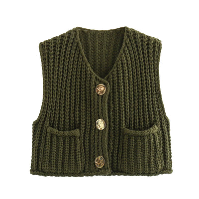 Bella | Stylish Knitted Vest for Women – Cozy & Trendy Layering Piece