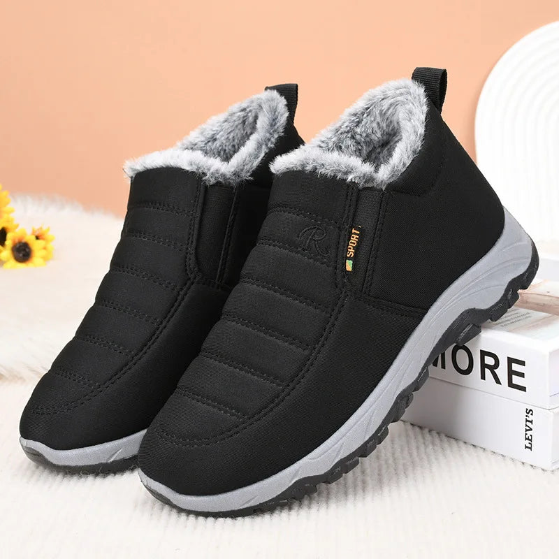 Women's Warm Waterproof Winter Boots - Lined Ankle Boots