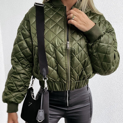 Sofia Jacket | Quilted Bomber Jacket for Effortless Style