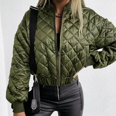 Sofia Jacket | Quilted Bomber Jacket for Effortless Style