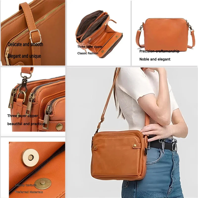 Versatile 3-Layer Multi-Purpose Bag for Women