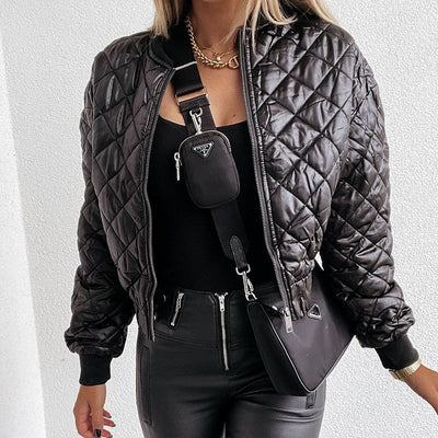 Sofia Jacket | Quilted Bomber Jacket for Effortless Style