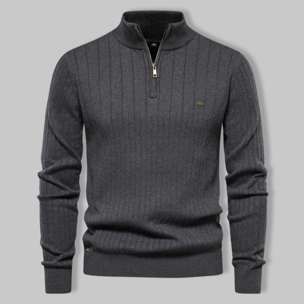 George Zip Pullover | Sophisticated Comfort for Every Occasion