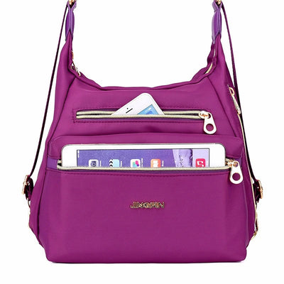 Convertible Multi-Purpose Handbag – Crossbody and Backpack with Multiple Compartments