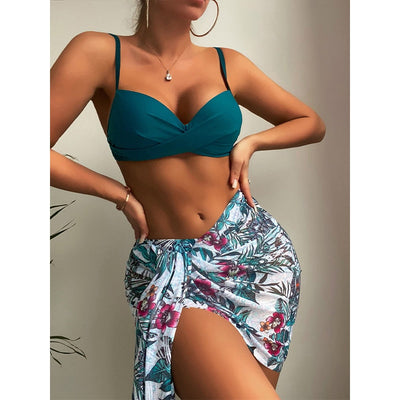 Babet 3-Piece Bikini Set | Stylish & Sexy Two-Piece with Matching Cover-Up