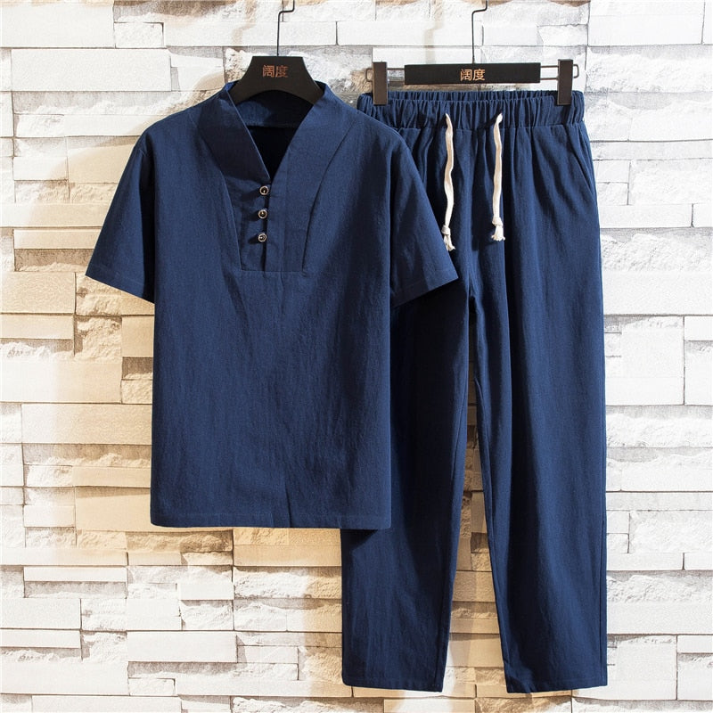 Luno™ | Men's Lightweight Linen Clothing Set for Summer Comfort