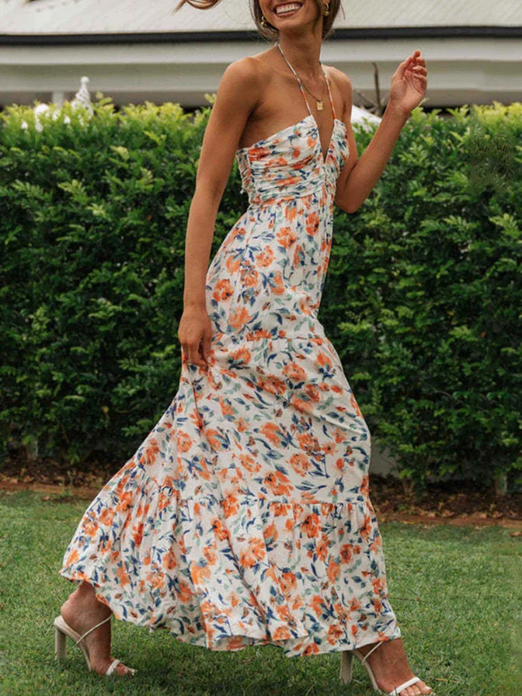 Elegant Maxi Dress - Flowing Design for Effortless Style