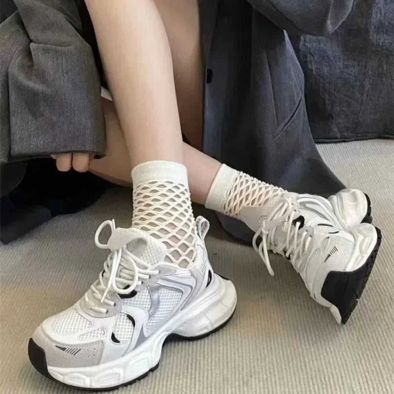 Women's Chunky Platform Sneakers – Trendy and Comfortable