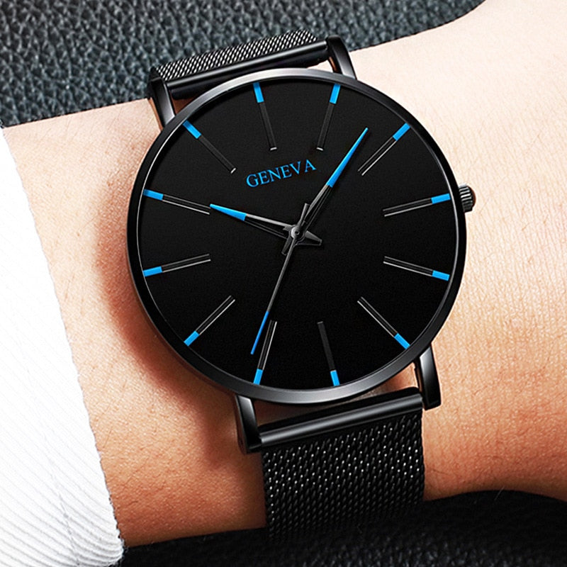 Business Quartz Watch | Ultra-Slim Sophisticated Design