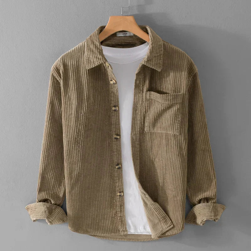 Adam™ Corduroy Shirt Jacket | Perfect for Casual Layering