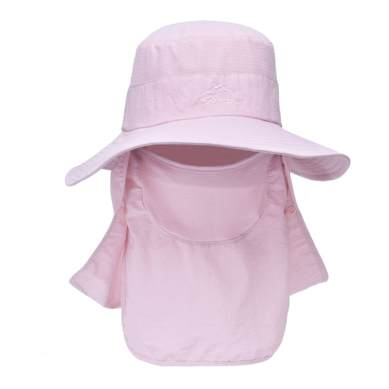 Lio Outdoor Bucket Hat | UV Protection Fisherman Hat with Removable Neck & Face Shield