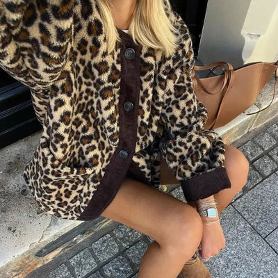 Vivian | Leopard Print Cardigan for Effortless Style