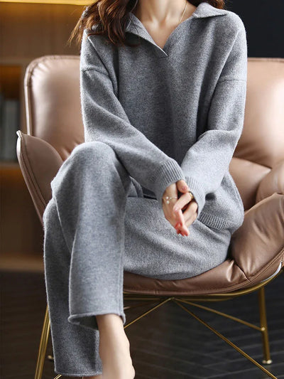 SHOGUN | Casual Elegance Knit Set – Cozy and Chic Two-Piece Outfit