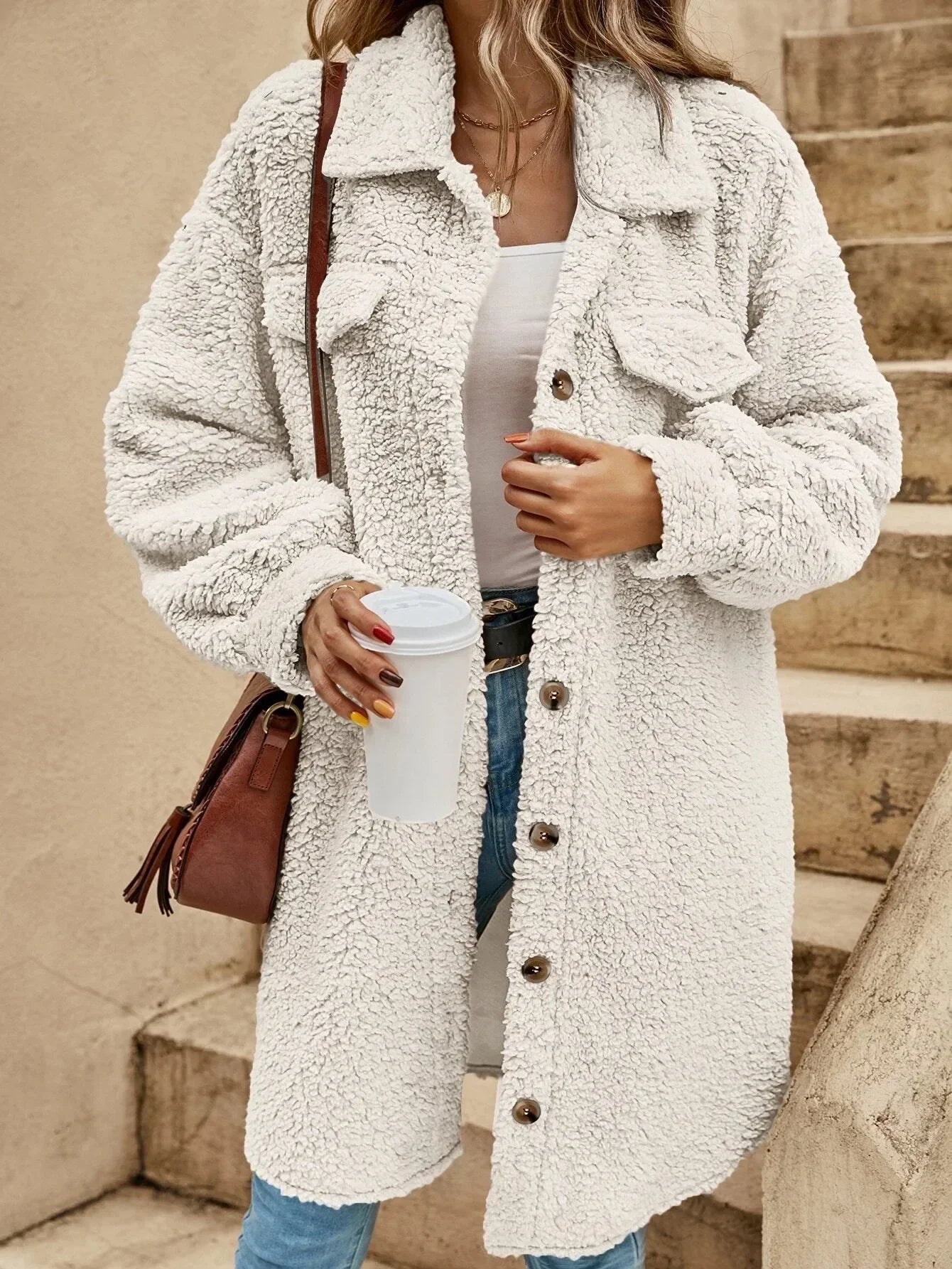 Callie | Cozy Fleece Coat for Warmth and Style