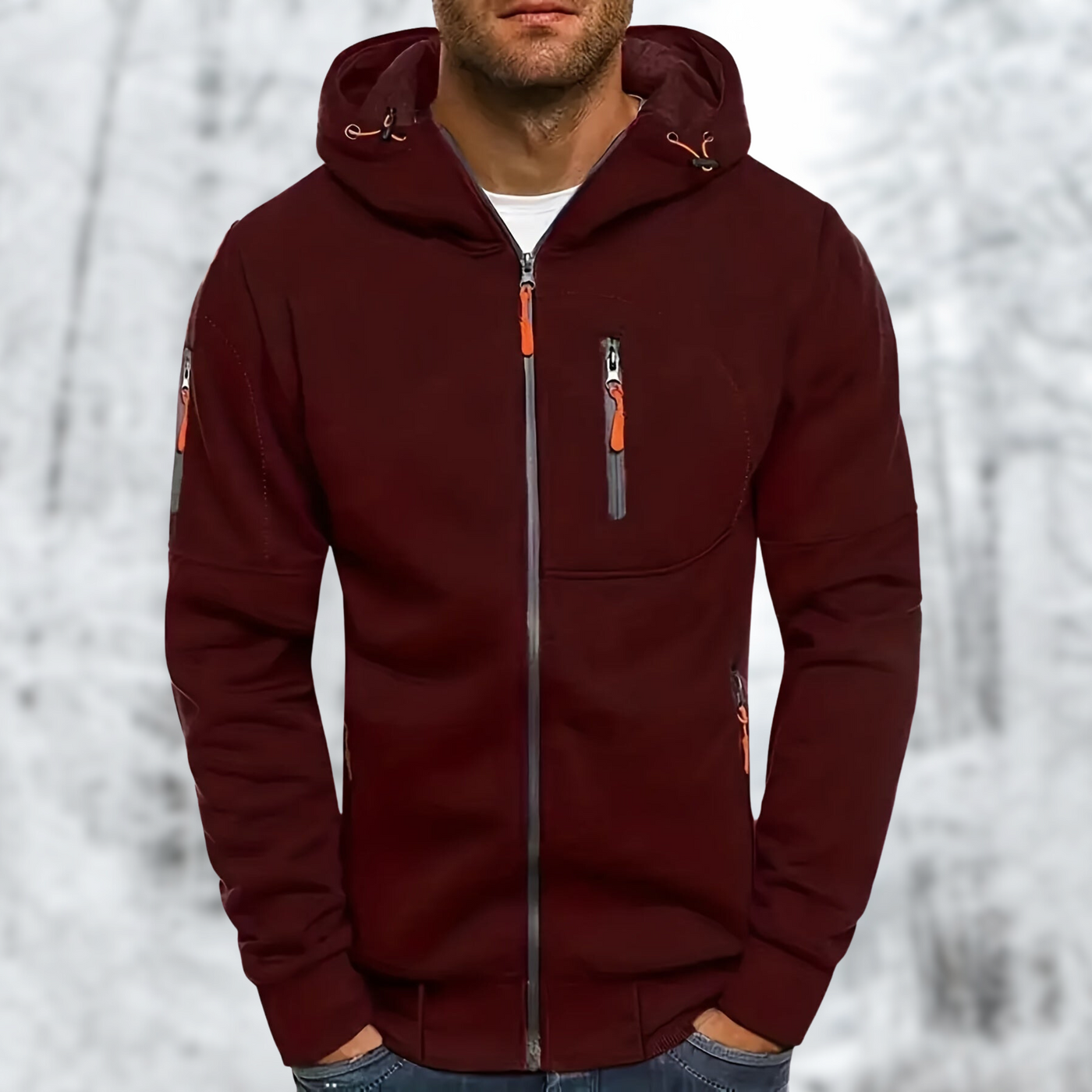 Arlo Men's Hooded Winter Jacket – Warm & Stylish Outdoor Essential