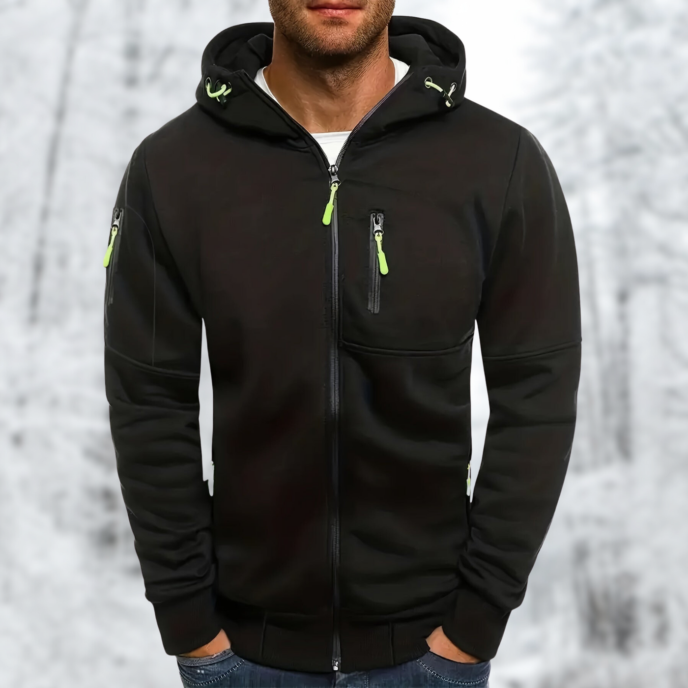 Arlo Men's Hooded Winter Jacket – Warm & Stylish Outdoor Essential