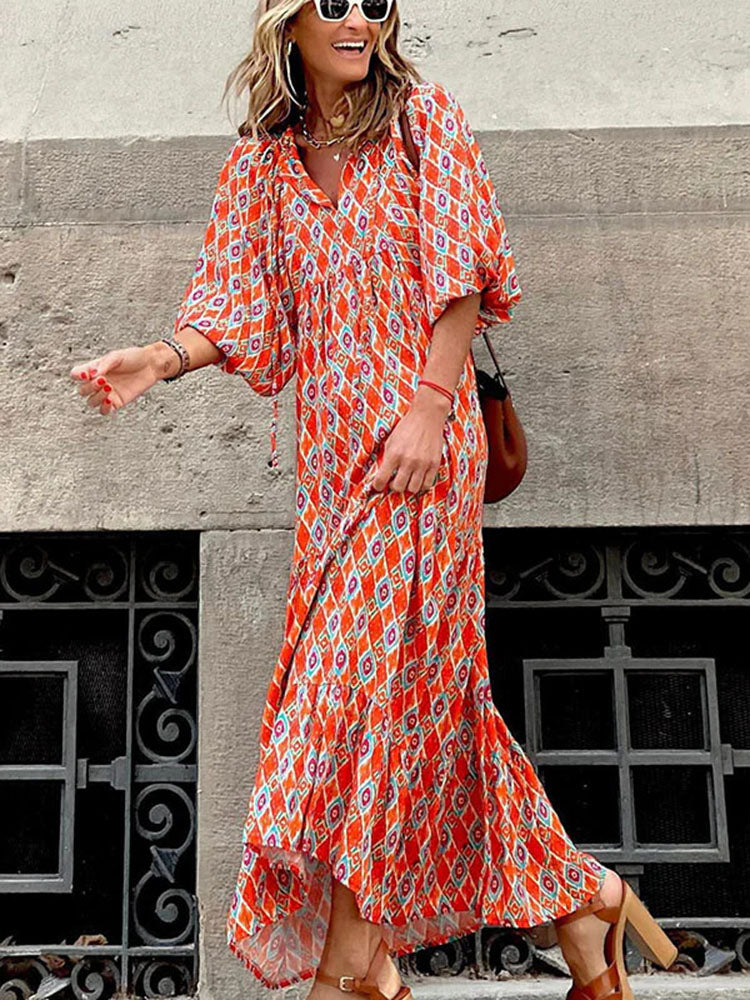 Xandra Boho Maxi Dress