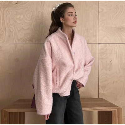 Luxury Fluffy Faux Fur Jacket for Women