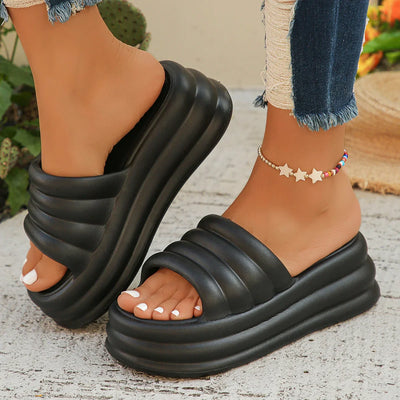 Thick Platform Slippers for Women - Comfortable and Trendy Sandals