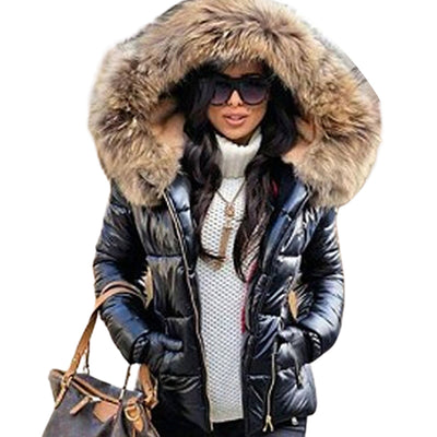 Alisa Winter Parka | Fur Hooded and Quilted Jacket